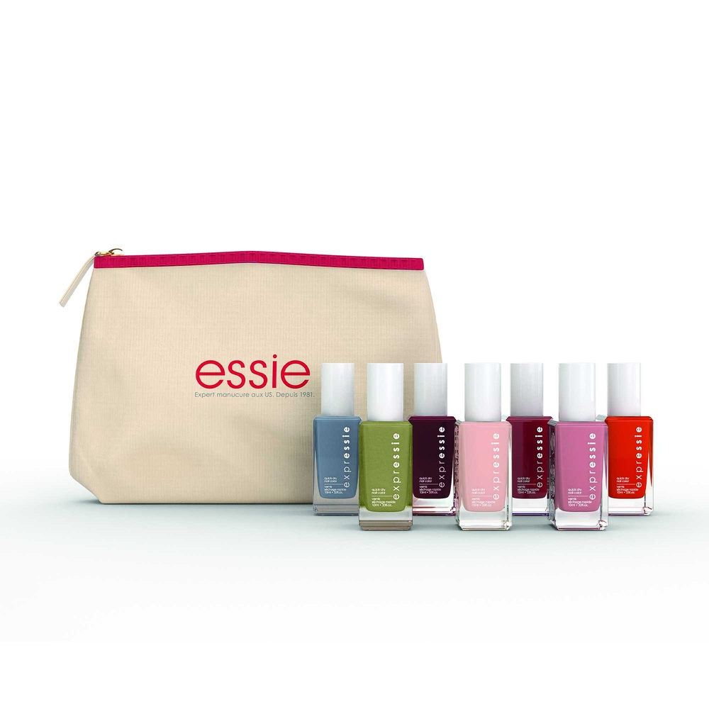 essie Essie – Trousse Exclusive Expressie Week - 7 Vernis à ongles Expressie - Teintes Trousse Expressie Week 7 vernis à ongles séchage express