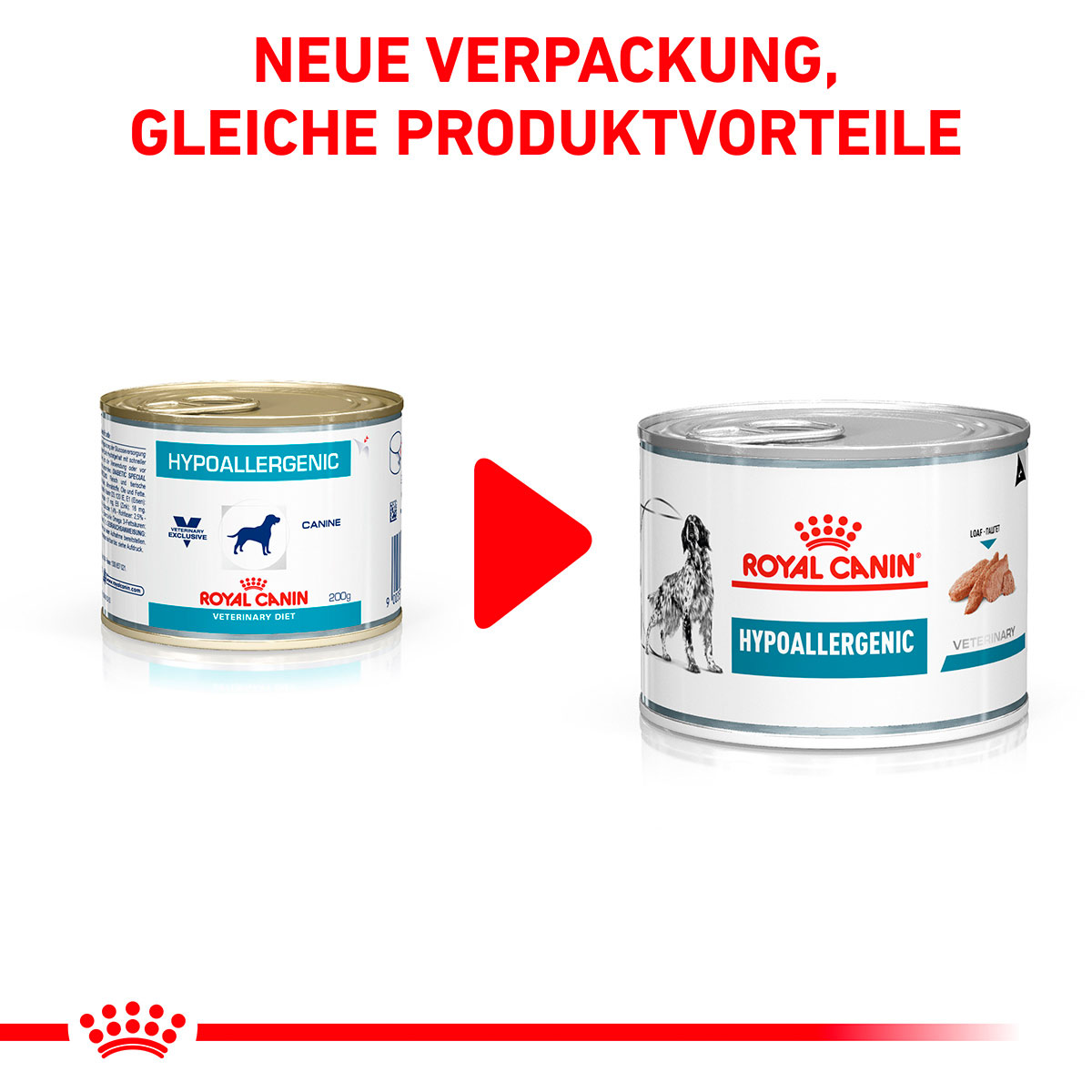 ROYAL CANIN Veterinary HYPOALLERGENIC Mousse Nassfutter für Hunde