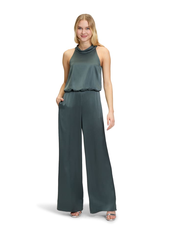 Vera Mont Jumpsuit mit Taschen in Grey Olive günstig kaufen 34