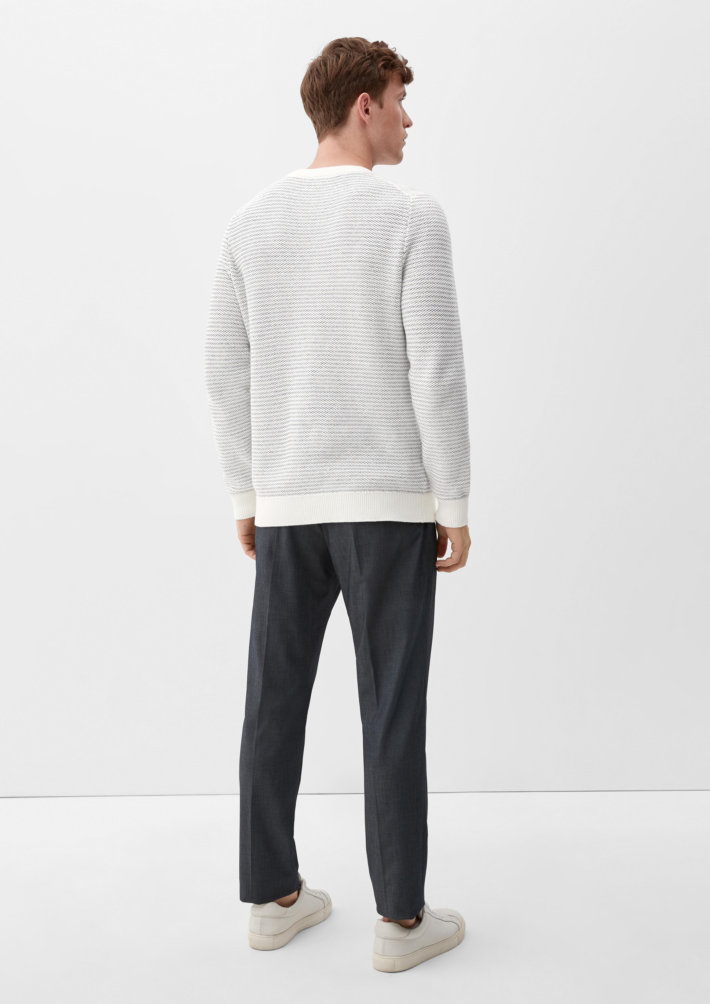Pullover mit Strickmuster  2118059-02X0