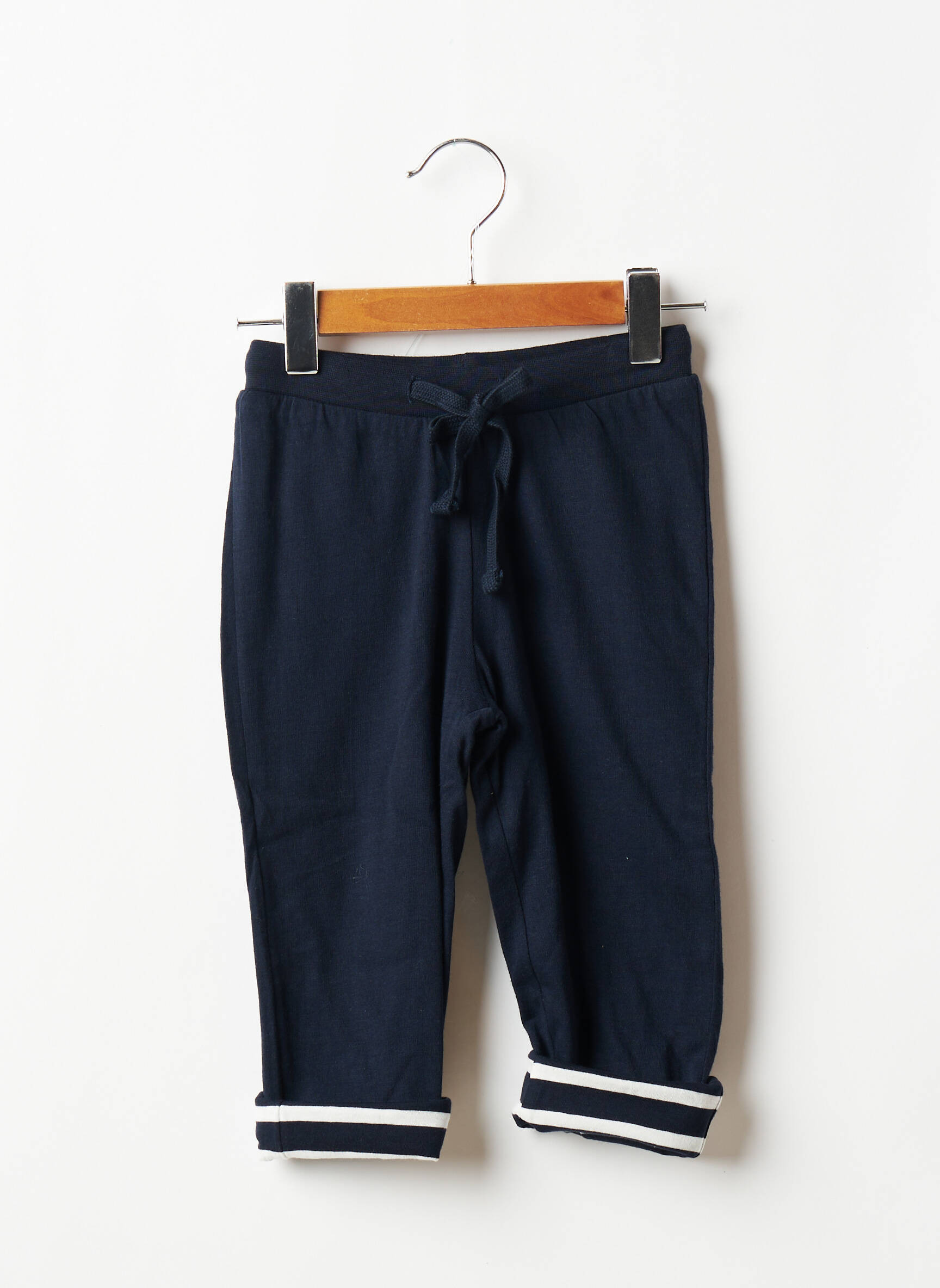 Week End A La Mer Pantalons Droits Fille couleur bleu