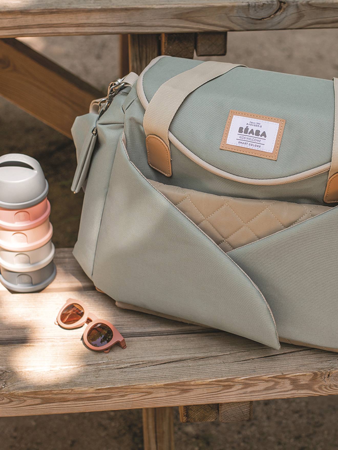 Beaba Wickeltasche SYDNEY II BEABA - grau bedruckt