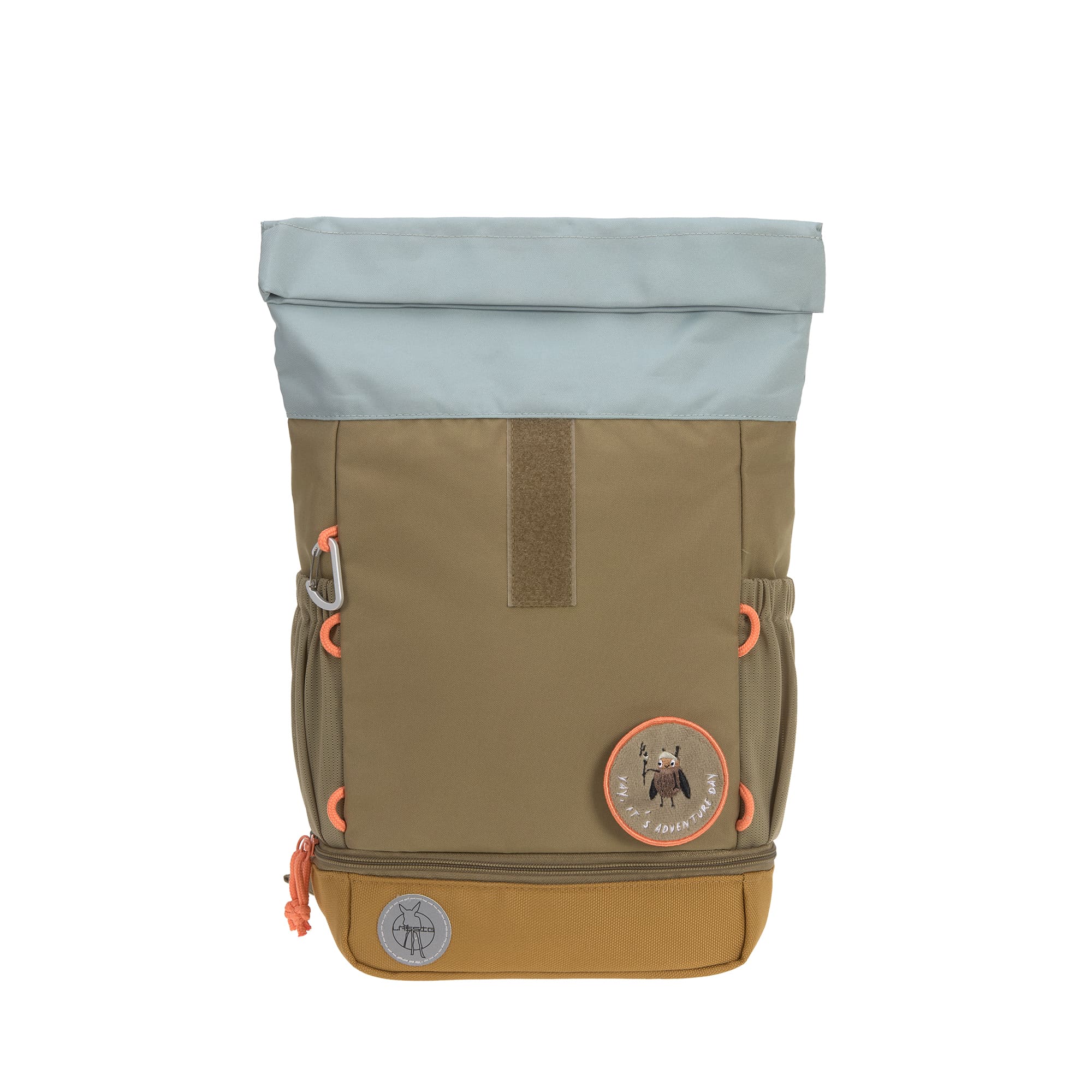 Kindergartenrucksack Rolltop - Nature, Oliv