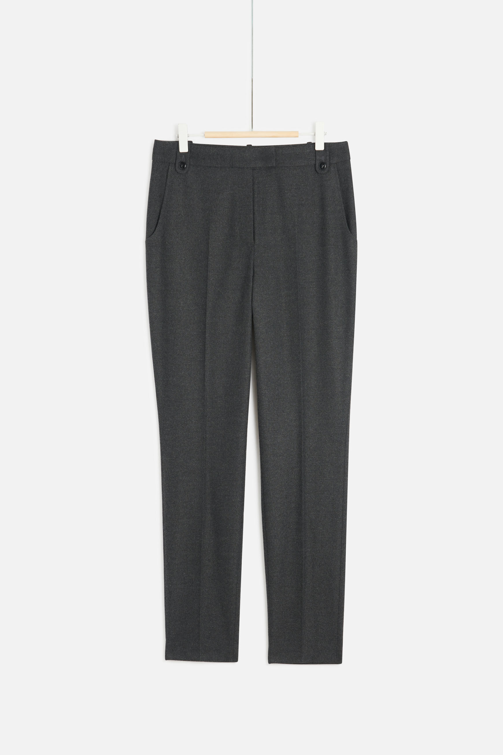 pantalon claude gris fonce femme