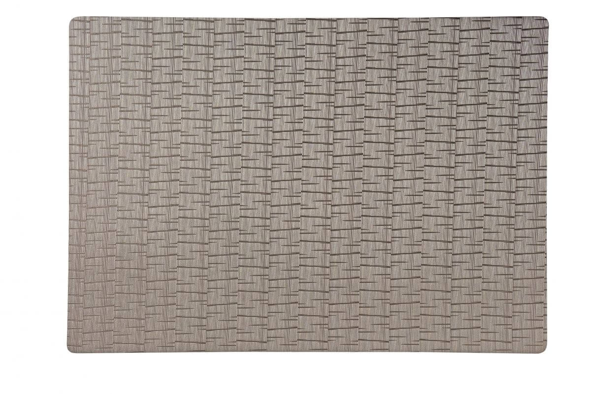 Peyer Tischset Polyline Uni Taupe 30 x 43 cm