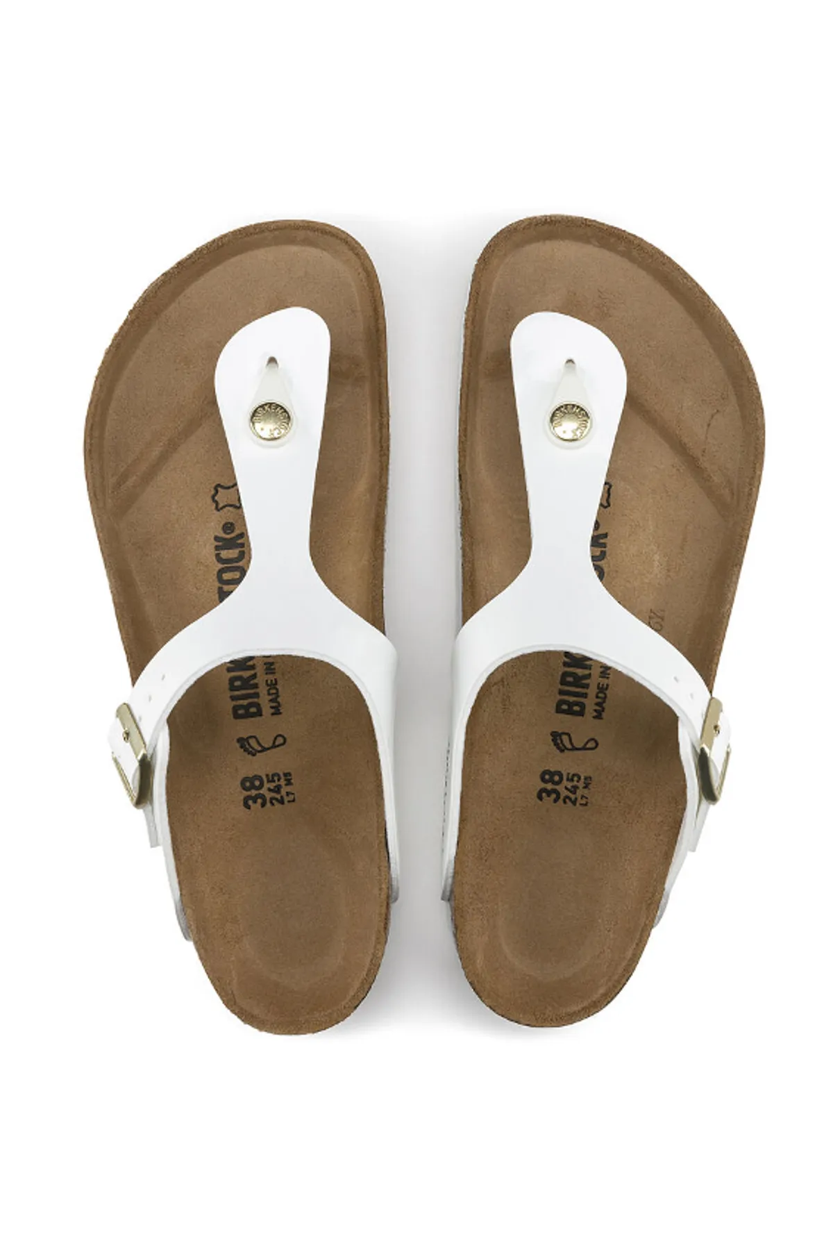 Birkenstock  Gizeh BF Weiße Hausschuhe1005299