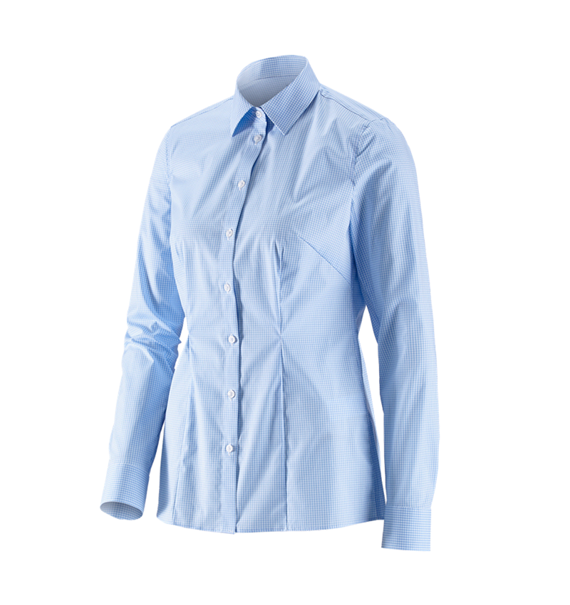 e.s. Business Bluse cotton stretch, Damen reg. fit