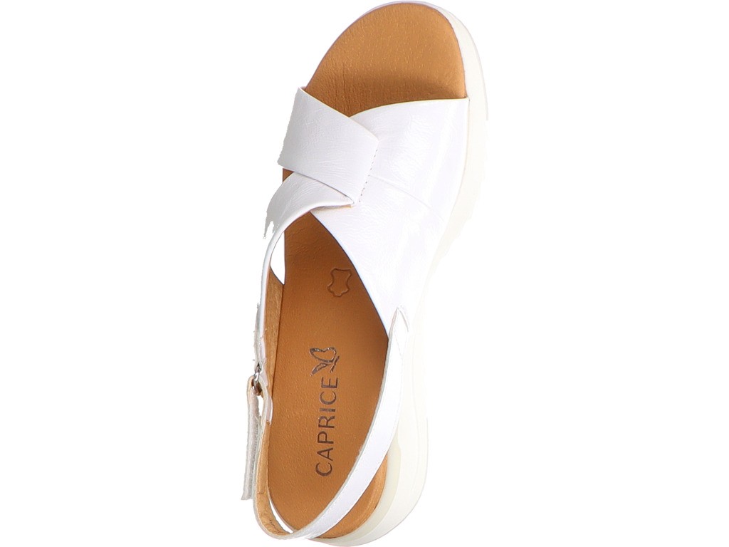CAPRICE Sling-Pumps weiss