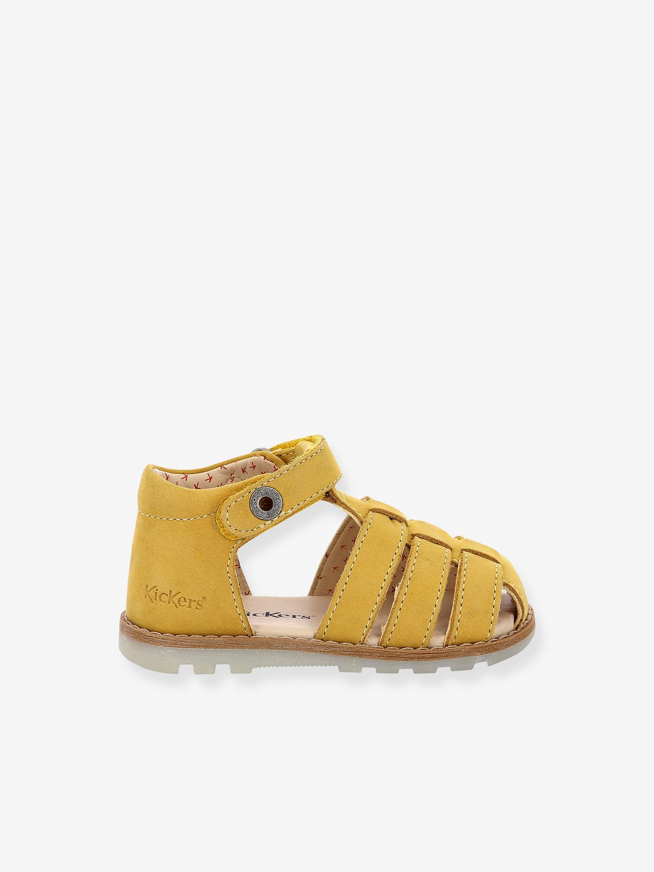 Kickers Baby Klett-Sandalen Nonopi 927622-10-7 KICKERS - gelb