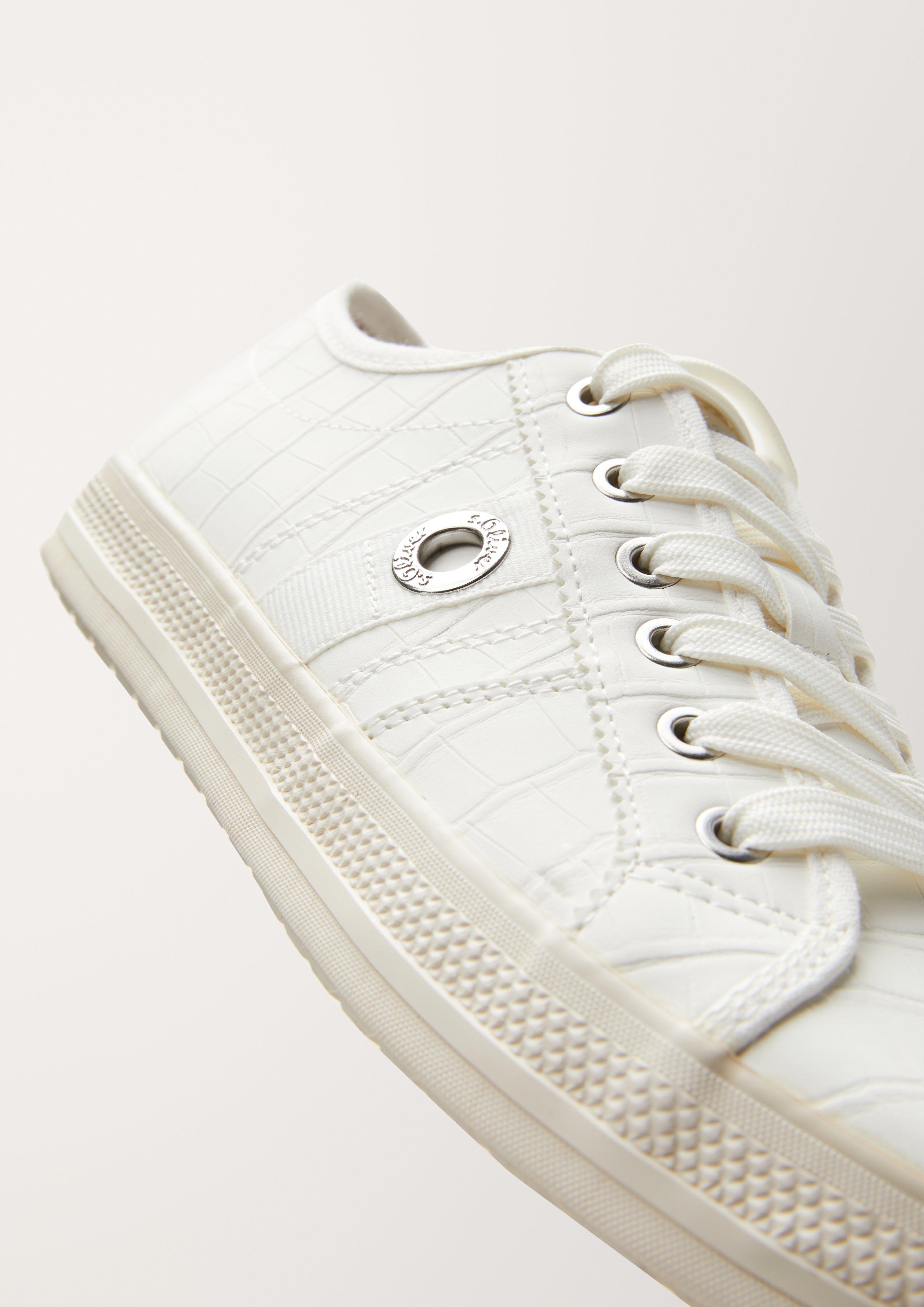 Sneaker in Reptilleder-Optik  6005172-100