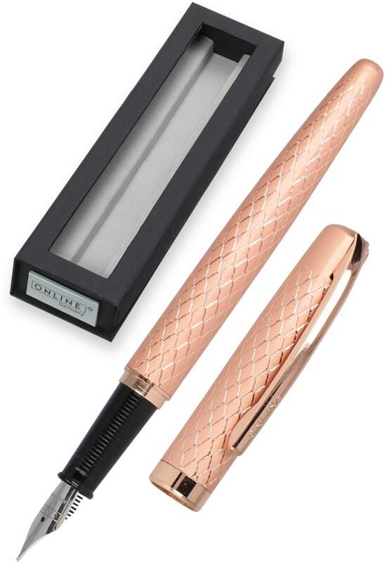ONLINE Eleganza 34661 Füllfederhalter Blau Mittel 0.5 mm Nachfüllbar