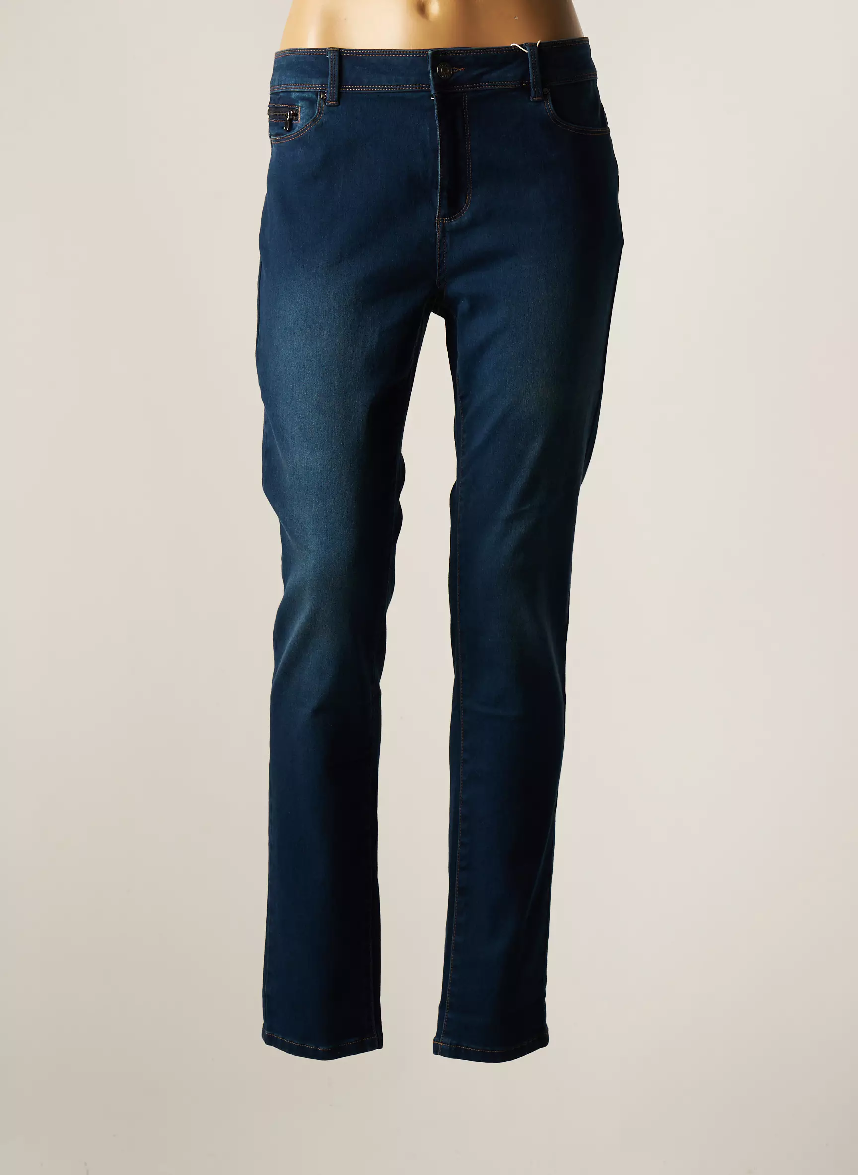 C Est Beau La Vie Jeans Coupe Slim Femme couleur bleu
