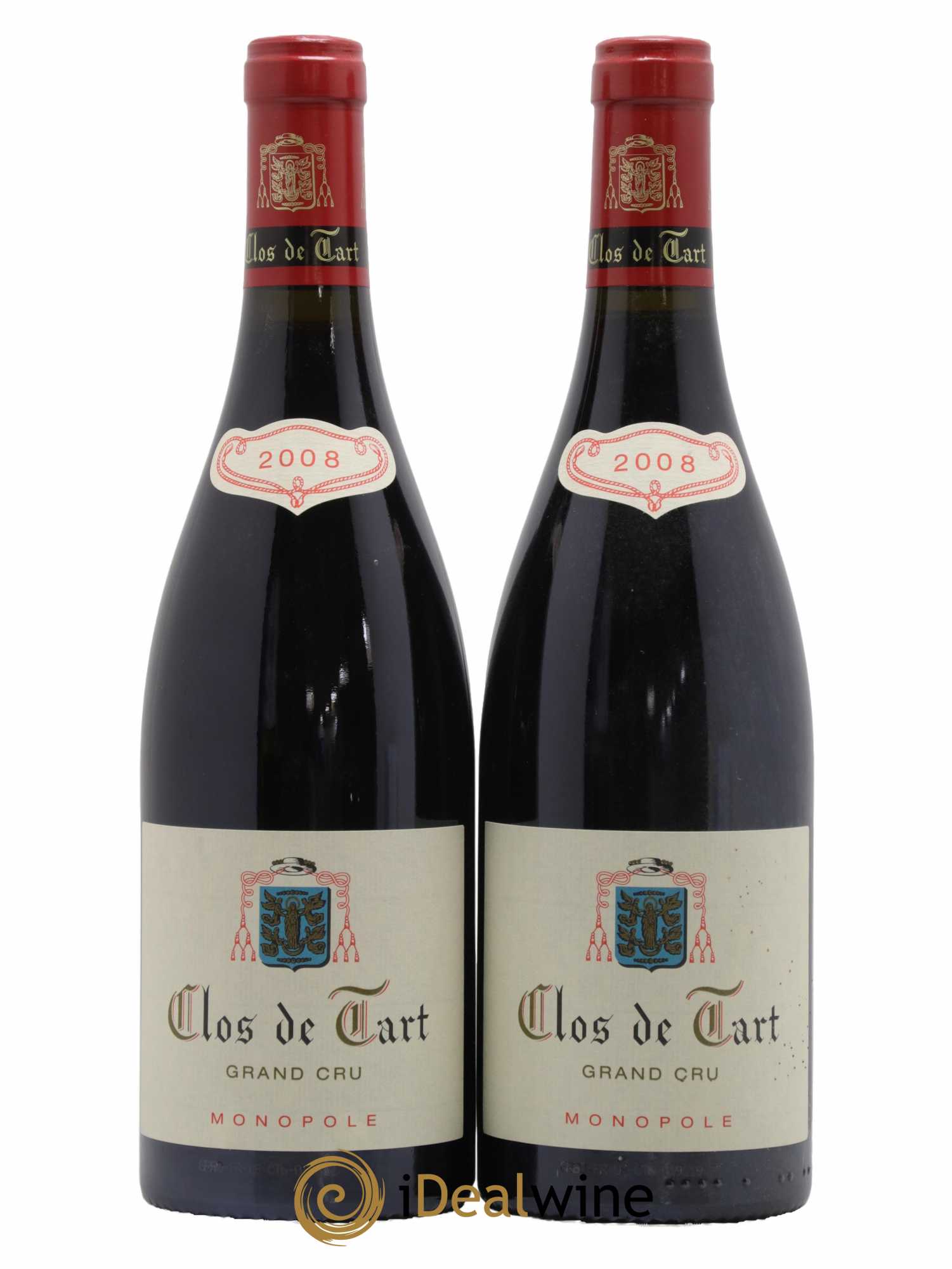 Clos de Tart Grand Cru Mommessin  2008 - Lot de 2 Bouteilles
