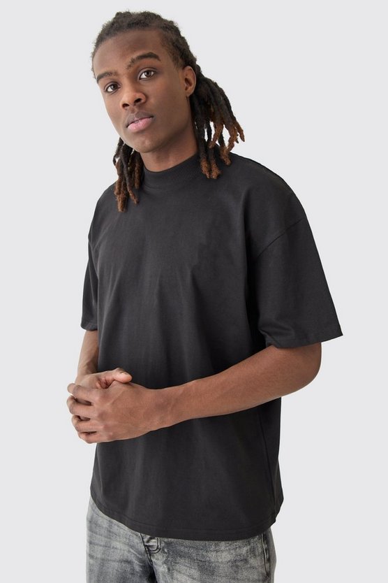 Oversize T-Shirt mit Homme Adler-Print