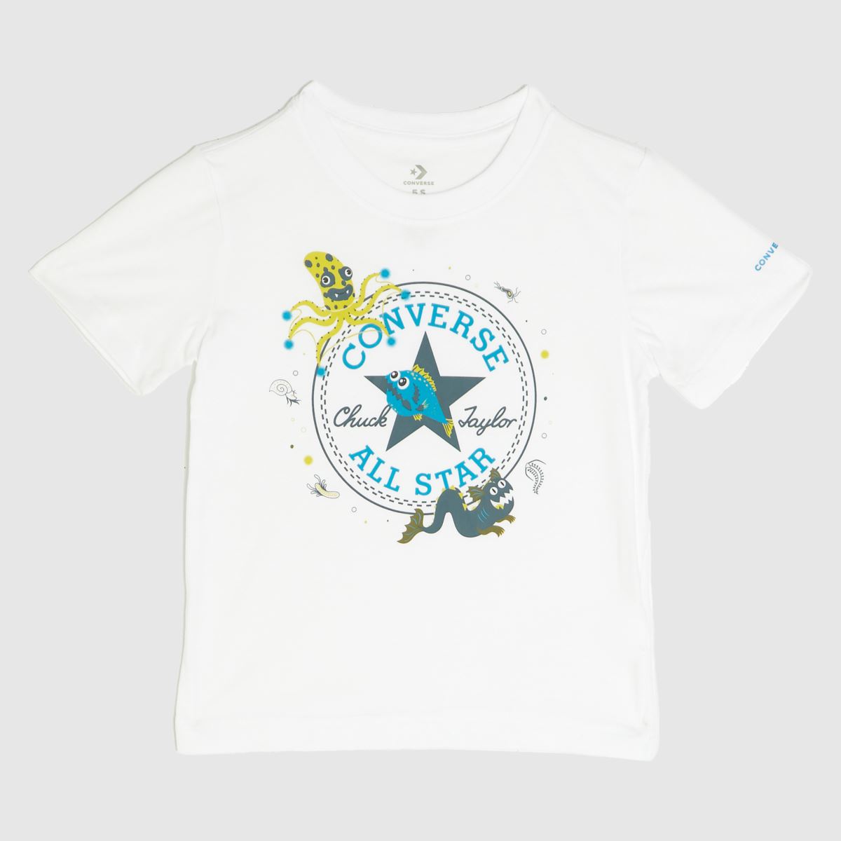 Converse – Deep Sea Cruisers – Vita och blåa shorts