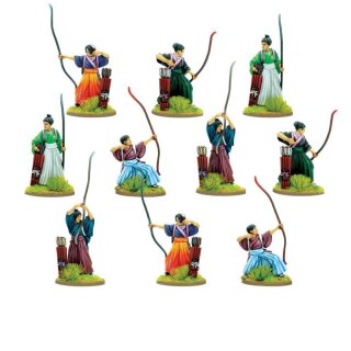 Warlords of Erehwon Onna-bugeisha with longbows (EN)