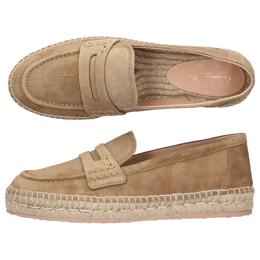 Gianvito Rossi - Espadrilles G25274 Veloursleder - beige
