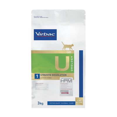 Virbac Veterinary HPM Cat Urology Struvite Dissolution U1