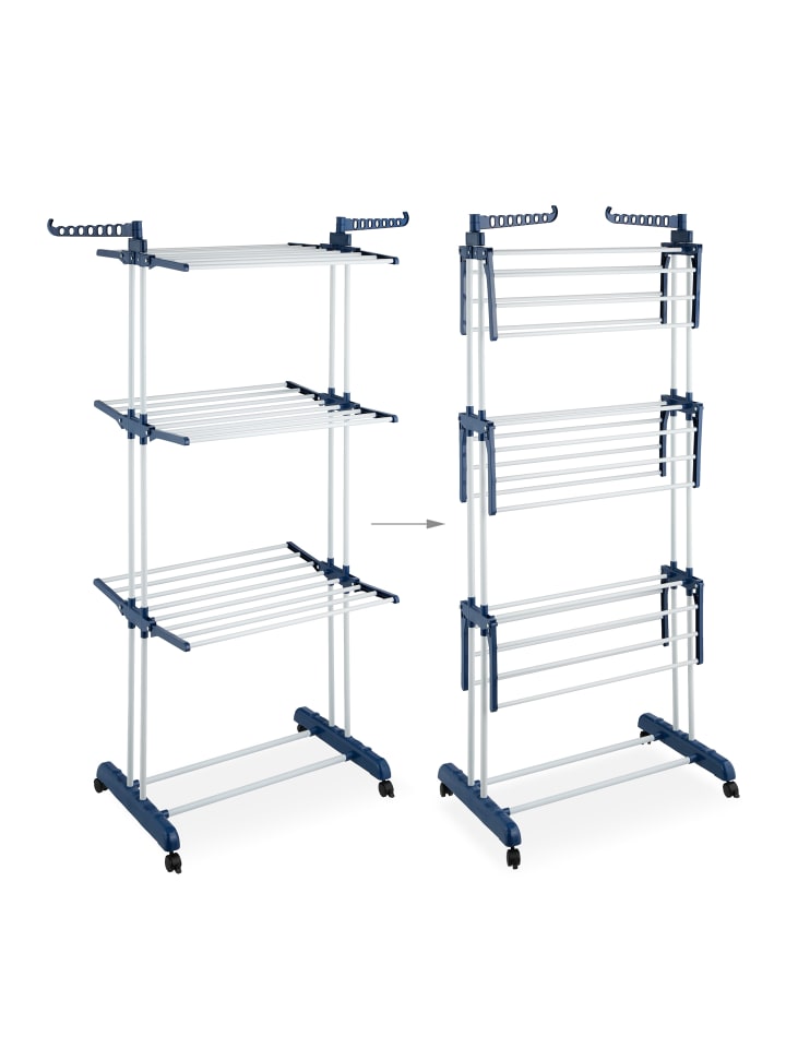 relaxdays Wäscheständer - (B)126 x (H)179 x (T)63,5 cm günstig kaufen onesize