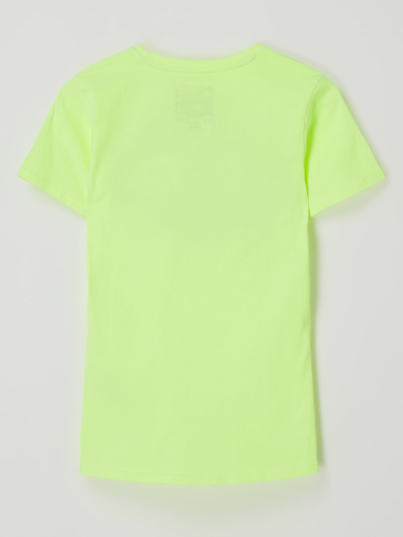 T-Shirt aus Baumwolle Modell 'Hufo' in neon gelb