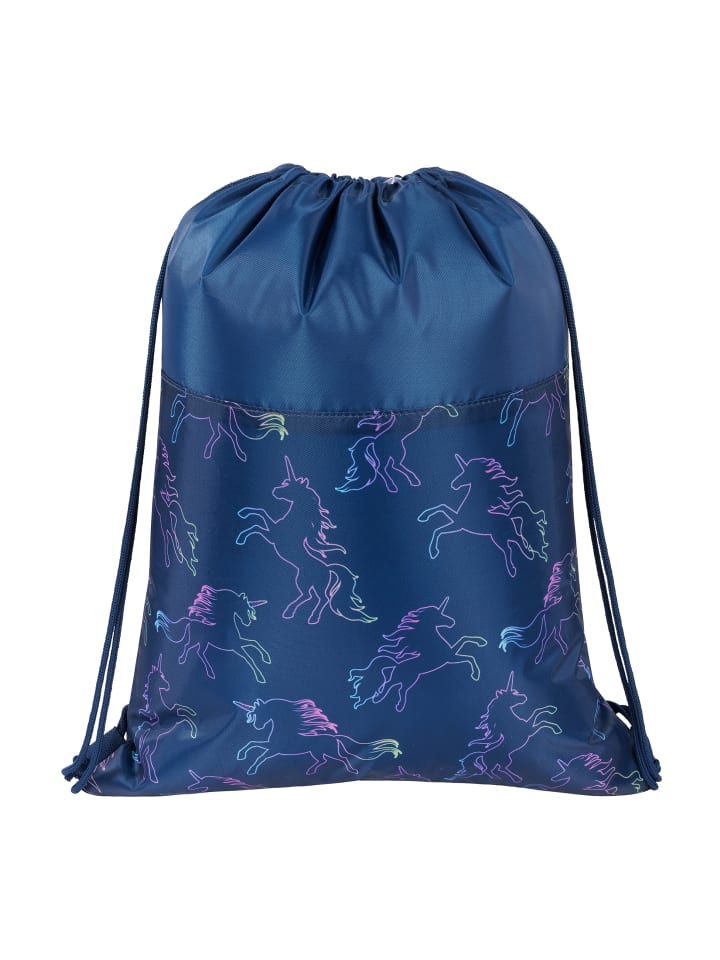 Einhorn Turnbeutel in Dunkel-Blau günstig kaufen onesize