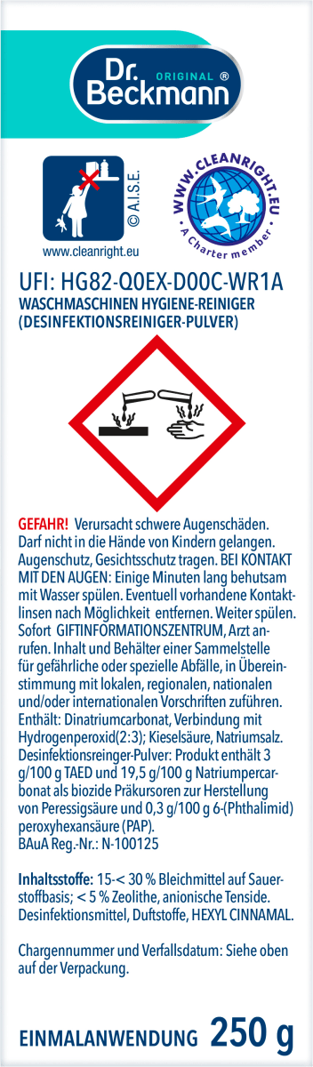 Waschmaschinenreiniger Hygiene, 250 g