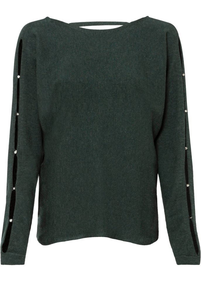 Pullover mit Perlen