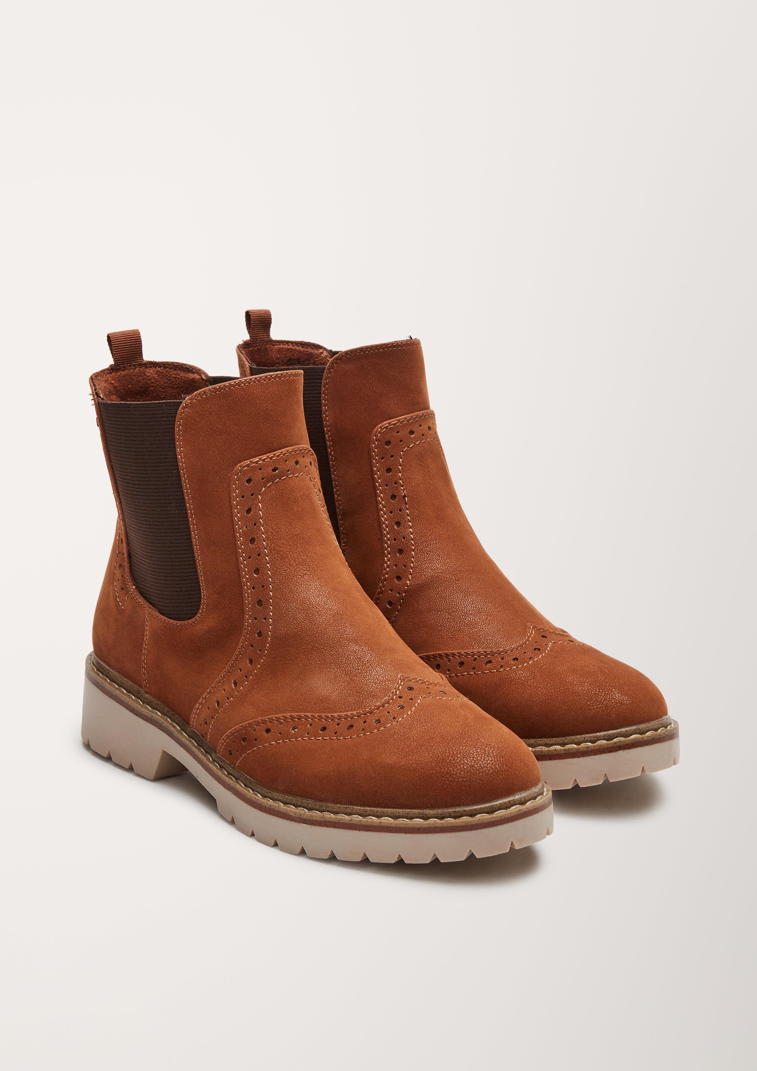 Brouge-Boots in Leder-Optik  101.107.101.25453-311