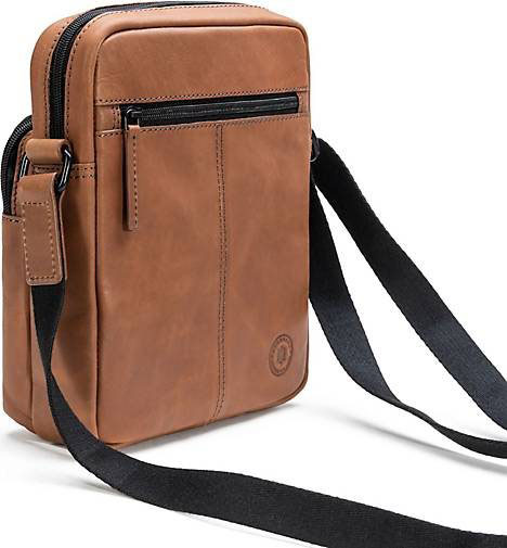 FARMHOOD Nashville Umhängetasche Leder 22 cm