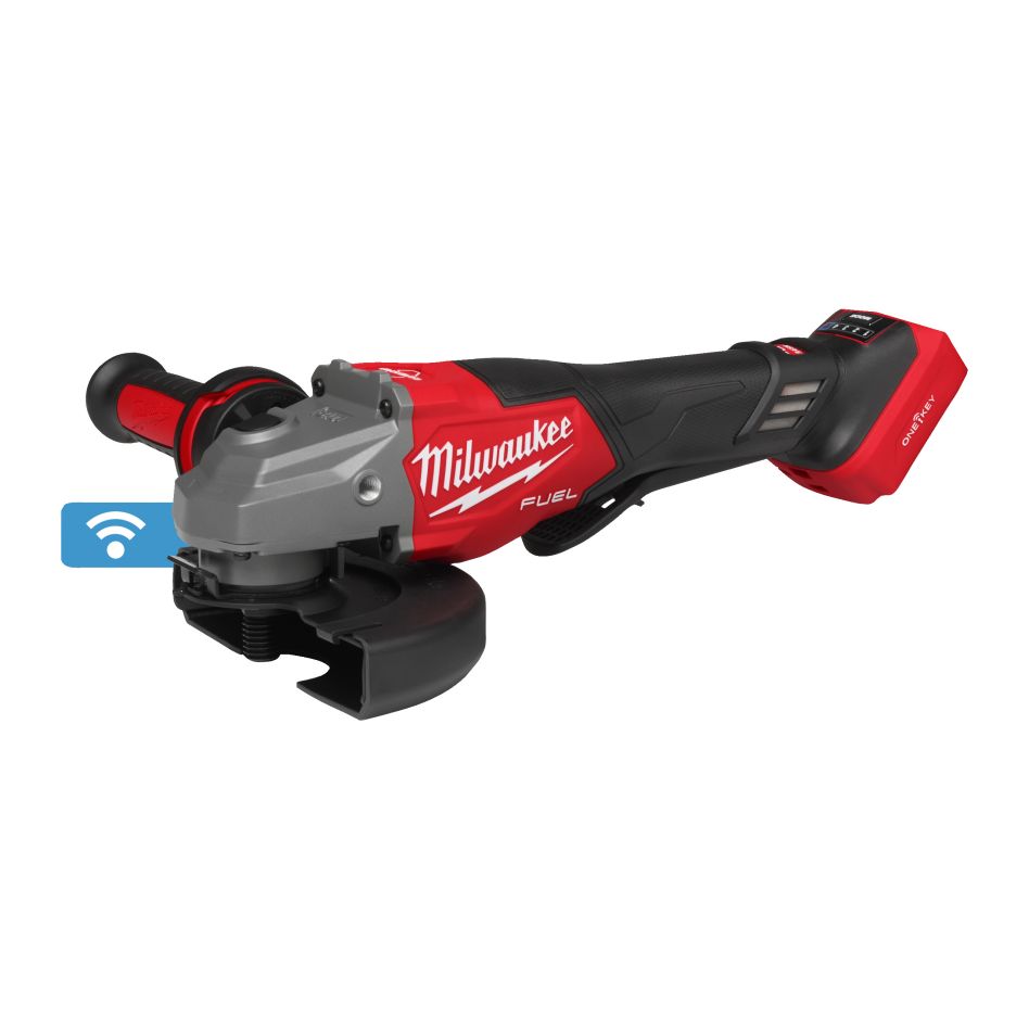 Milwaukee 4933493419 M18 FHSAGO125VXPDB2-0X FUEL™ kutna brusilica 125 mm s kočnicom, promjenjivom brzinom i ONE-KEY™ 18 V bez baterije i punjača u HD-kutiji