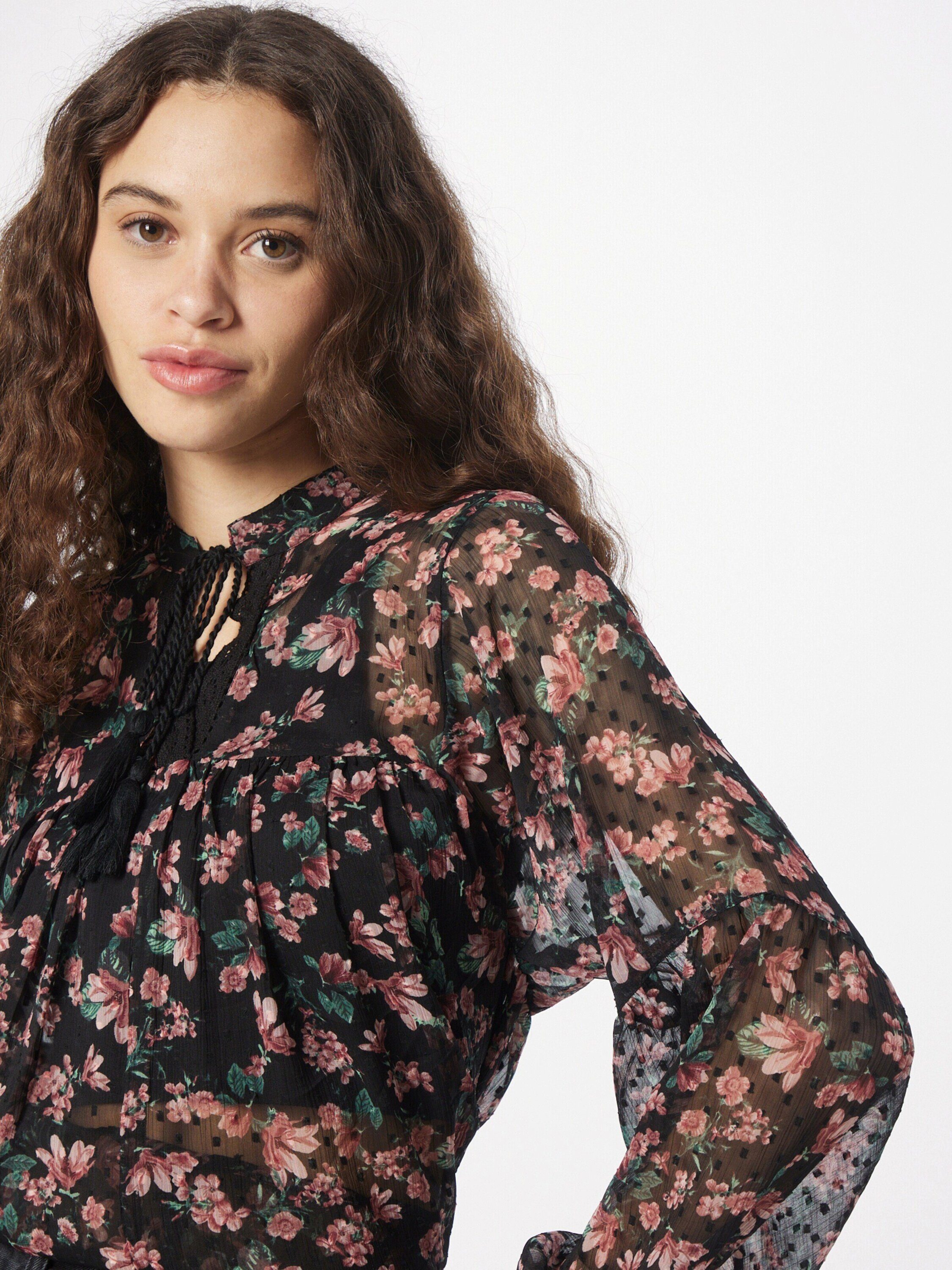 ONLY Funktionsbluse AIDA ELISA (1-tlg) Lochmuster, Drapiert/gerafft