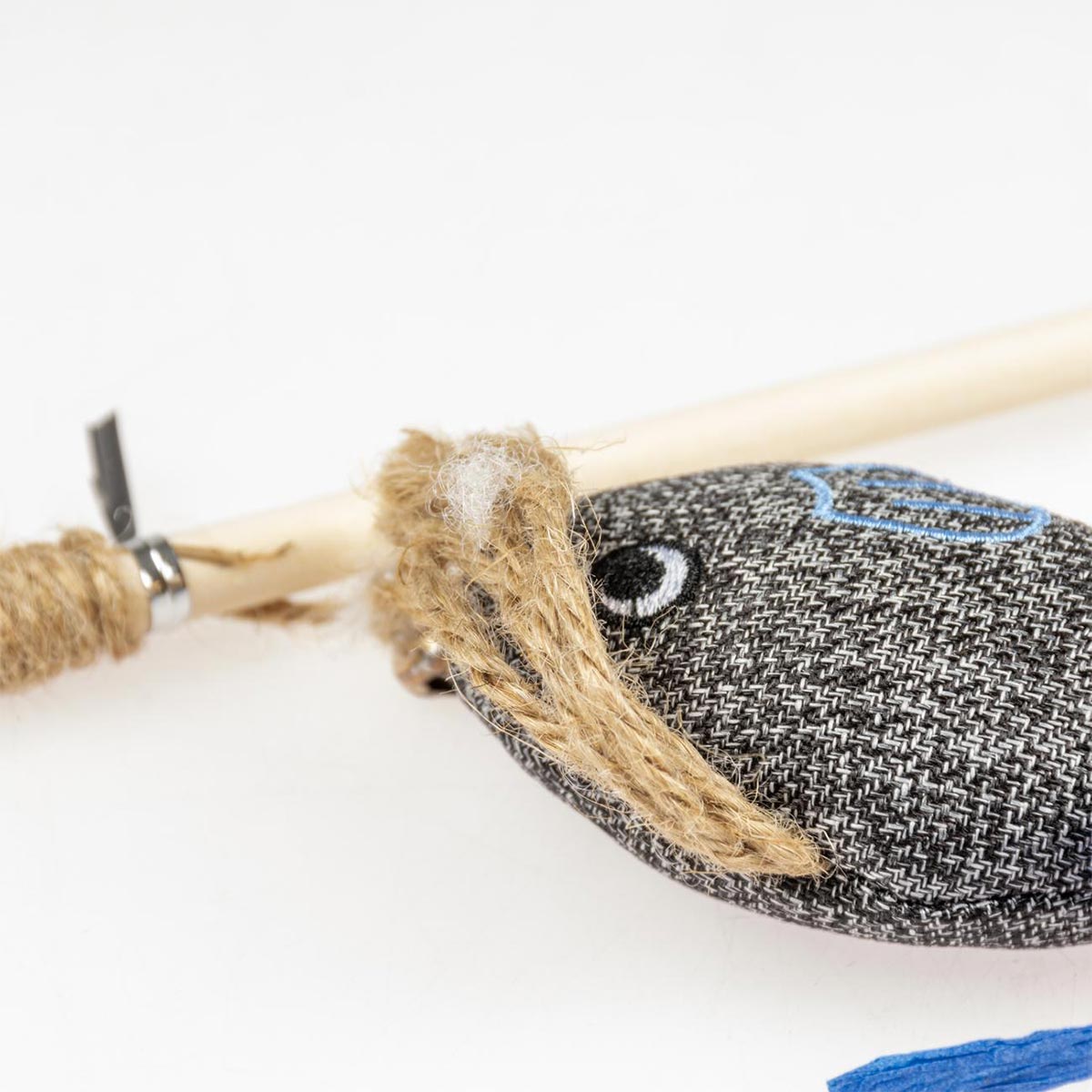 DUVO+ ECO Navy Spielangel Fisch mit Katzenminze