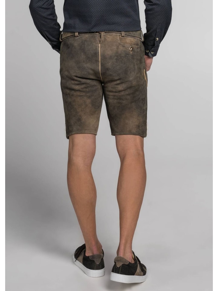 Spieth & Wensky Lederhose in braun günstig kaufen
