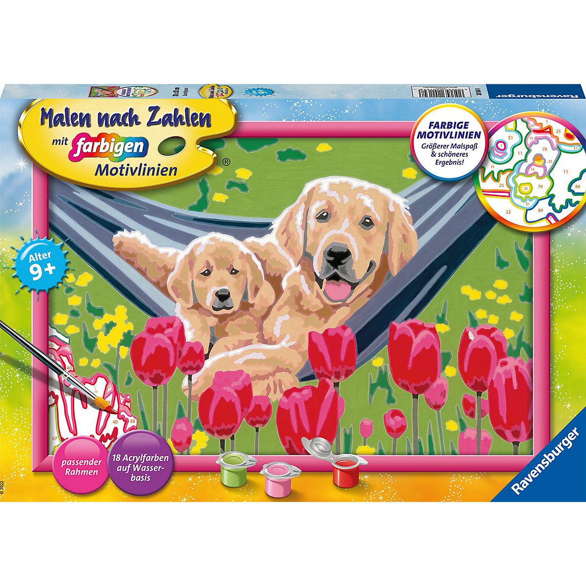 Malen nach Zahlen Kuschelpause