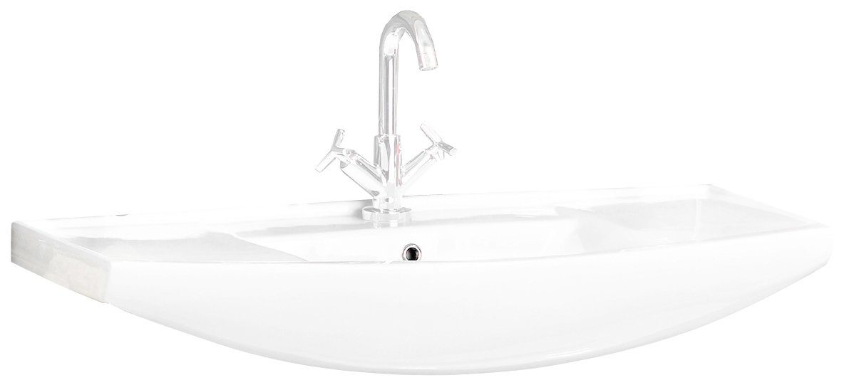 FACKELMANN Einbauwaschbecken A-Vero, Keramik, Breite 102 cm