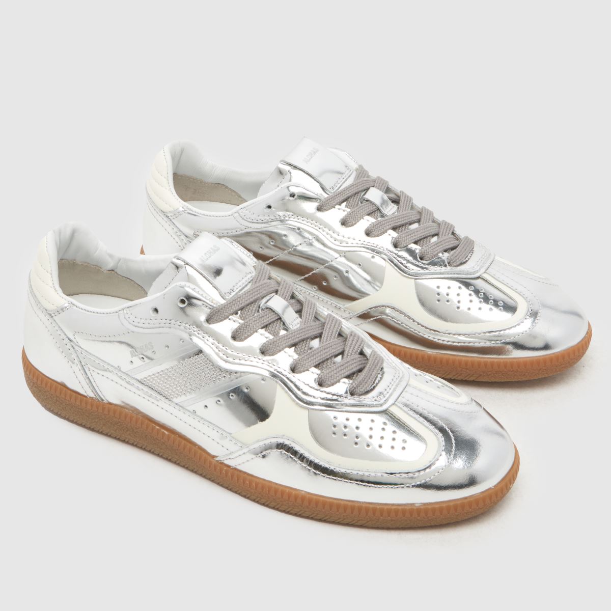 ALOHAS tb.490 Rife-sneakers i silverfärgat