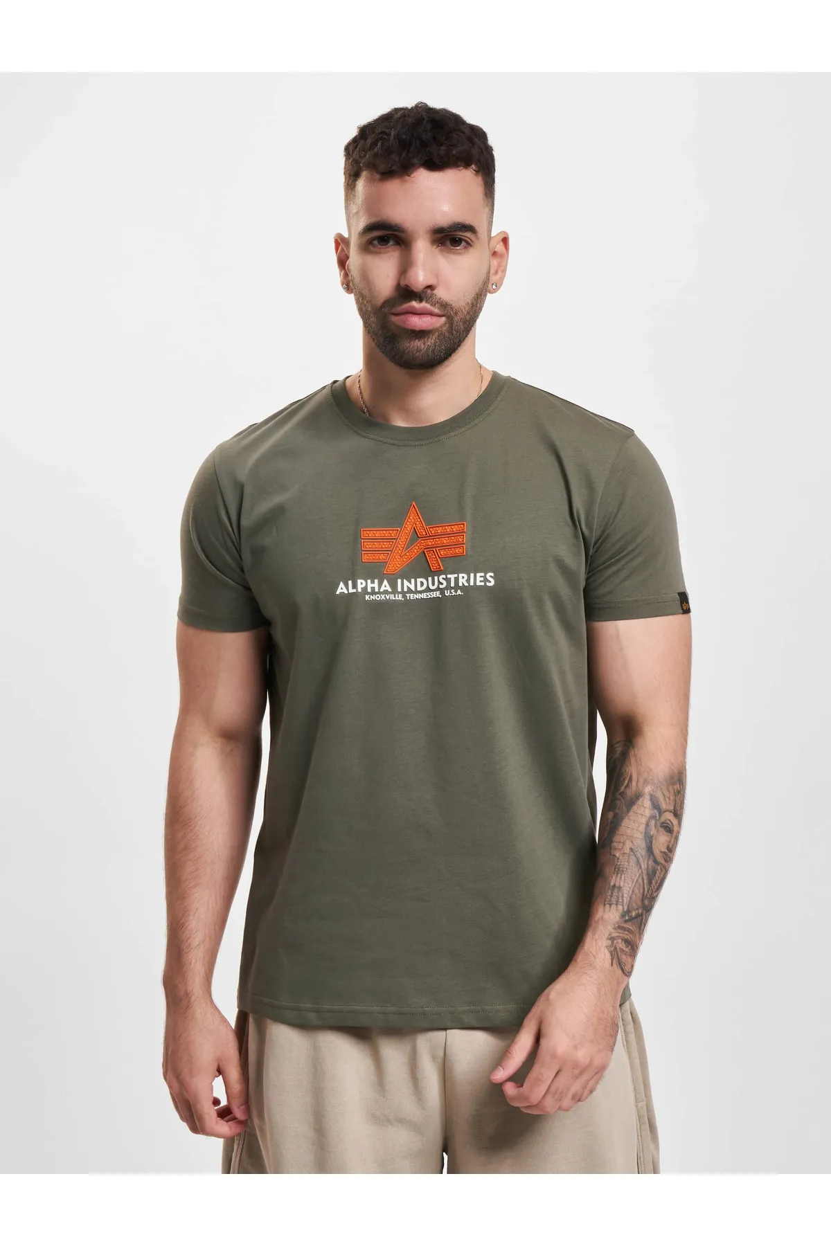 Alpha Industries  Herren Alpha Industries Basic Gummi T-Shirt