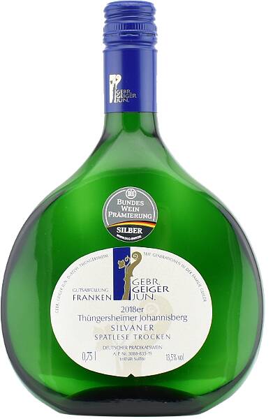 Weingut Gebr. Geiger jun. Thüngersheimer Johannisberg Silvaner Spätlese trocken 2018