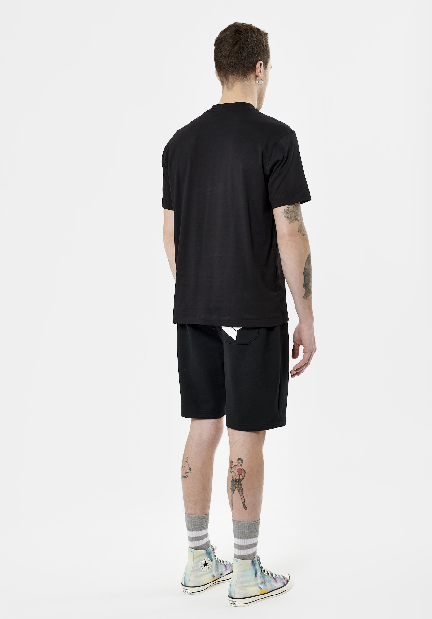 COLEG  T-shirt noir Homme en 100% coton