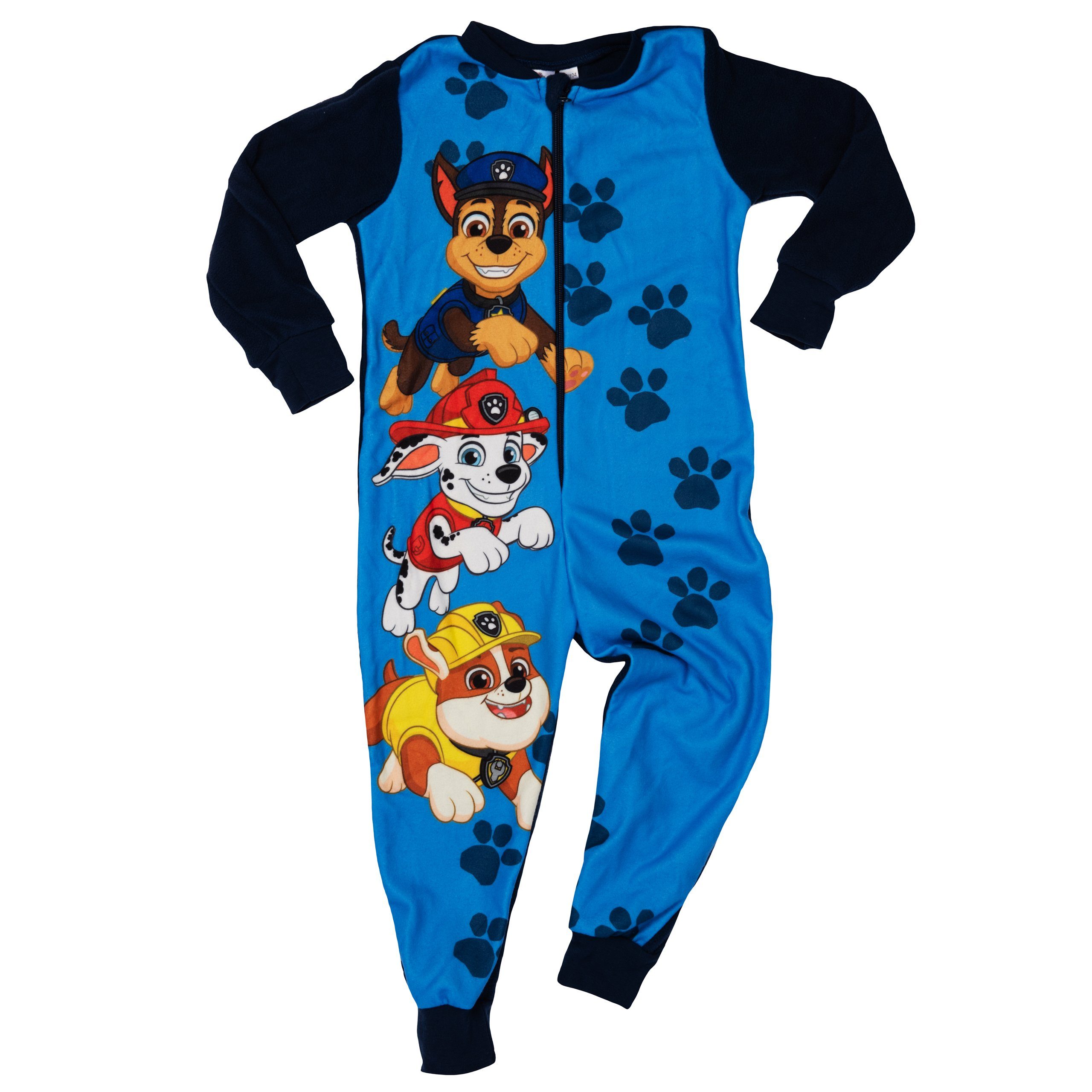 United Labels® Jumpsuit Paw Patrol Jumpsuit für Jungen - Chase Blau