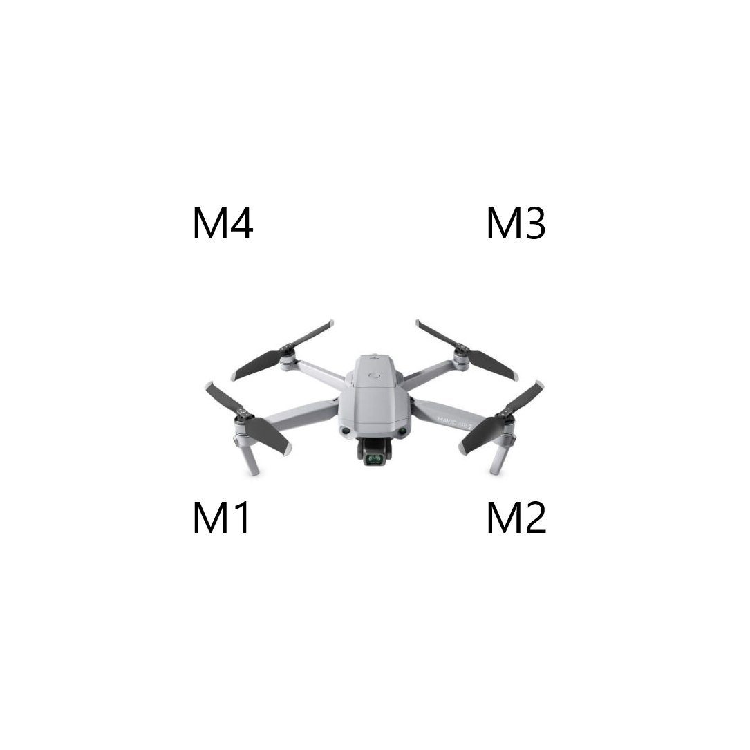DJI DJI Mavic Air 2 - Motor Arm hinten links M3 Zubehör Drohne
