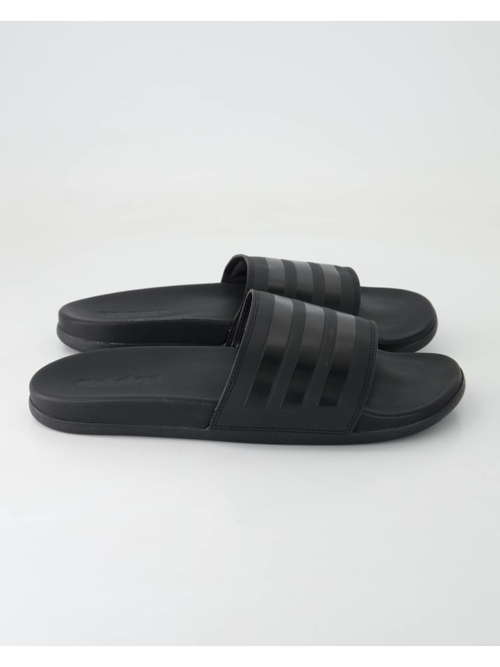 adidas Pantoletten in Schwarz günstig kaufen