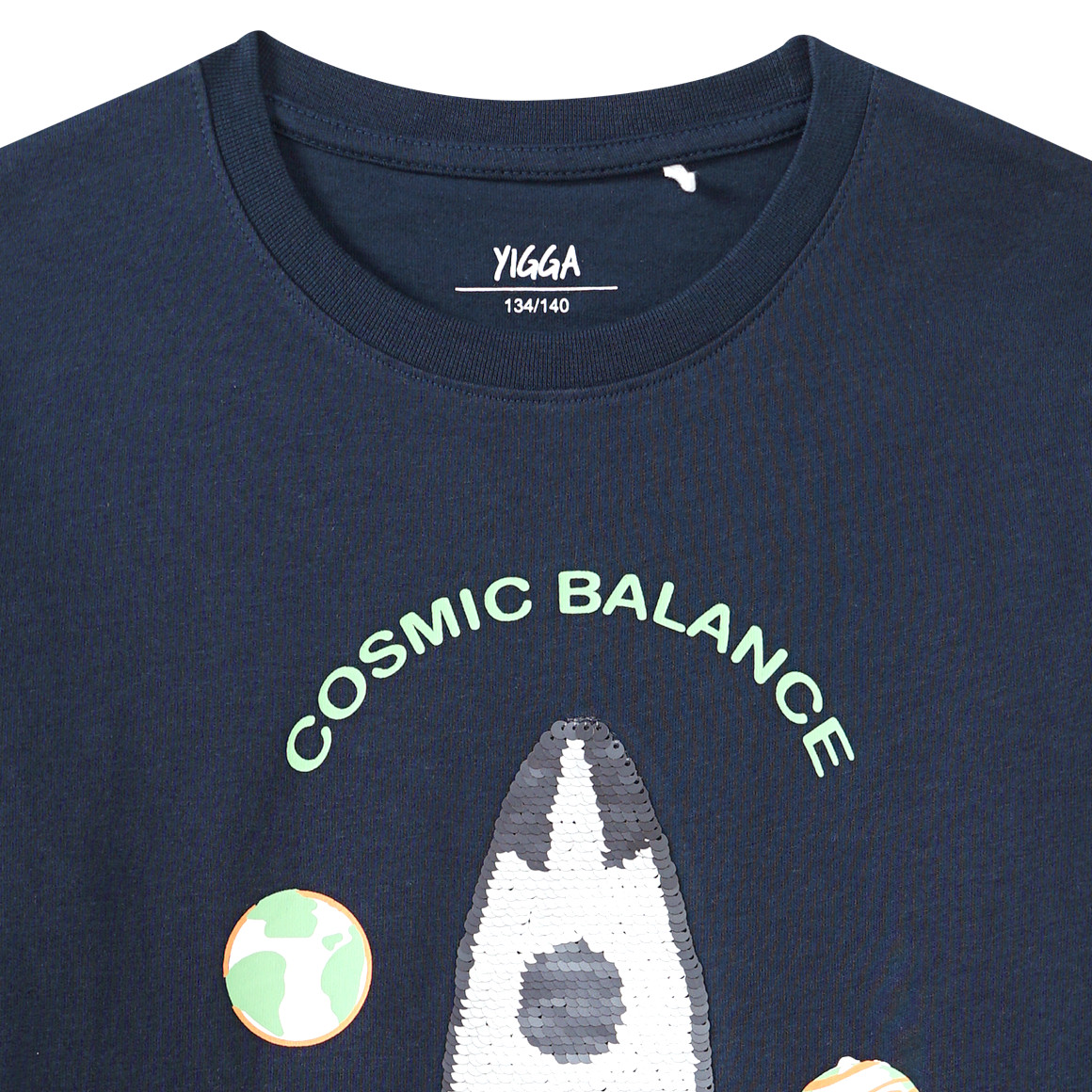 Jungen Langarmshirt mit Wendepailletten