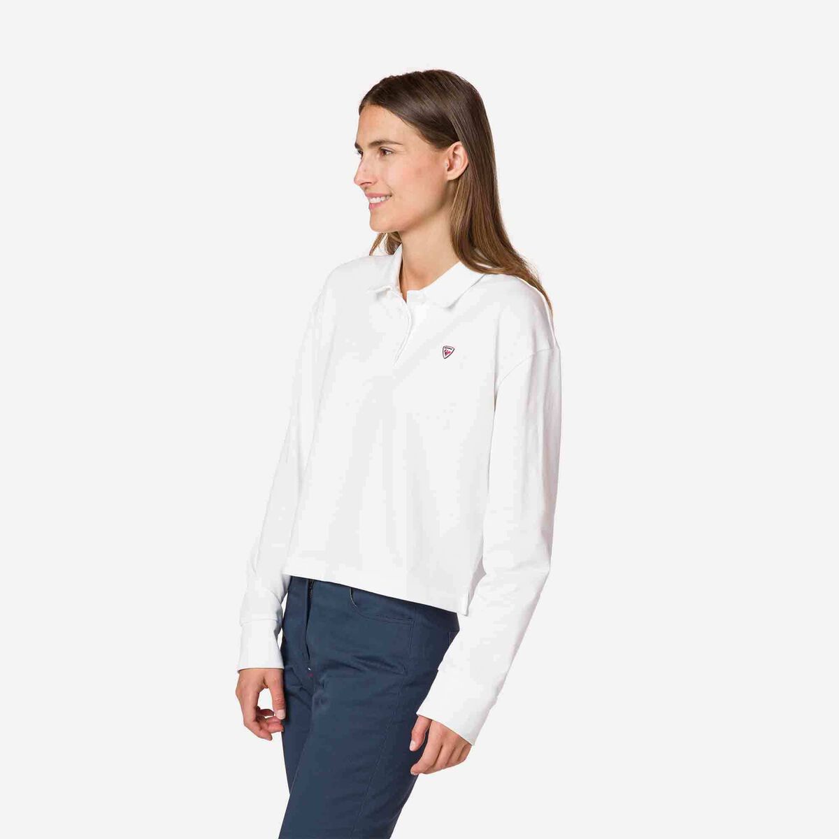Kurzes Polohemd für Damen