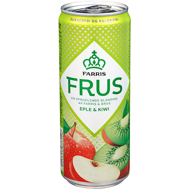 Farris Farris Frus 0,33 l boks sleek eple/kiwi