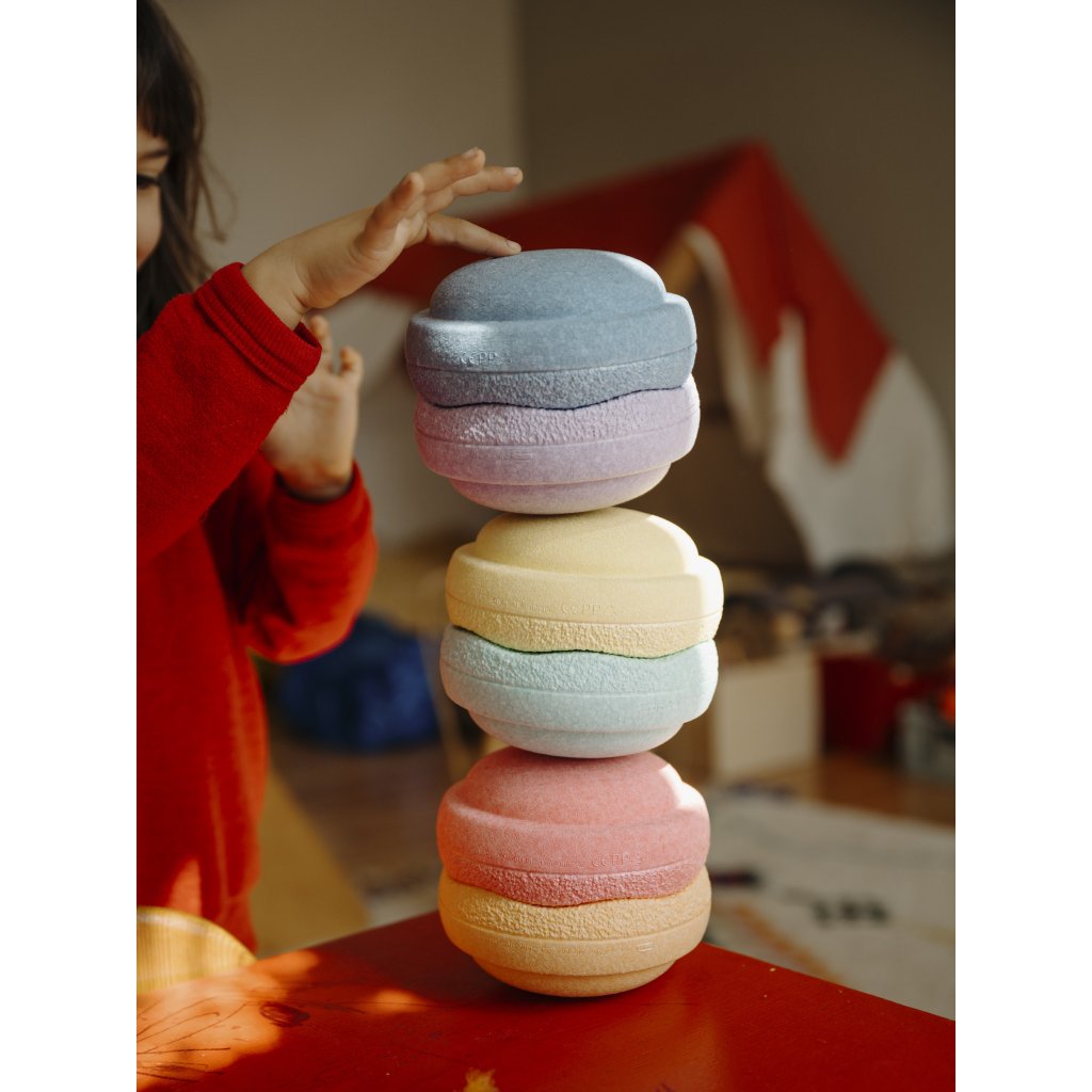 ​​Stapelstein Mini Rainbow Pastel, 6 Stk.