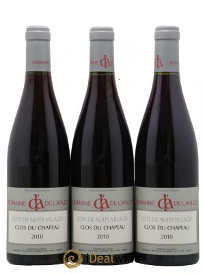 Côte de Nuits-Villages Clos du Chapeau Domaine de l'Arlot  2010 - Lot de 3 Bouteilles
