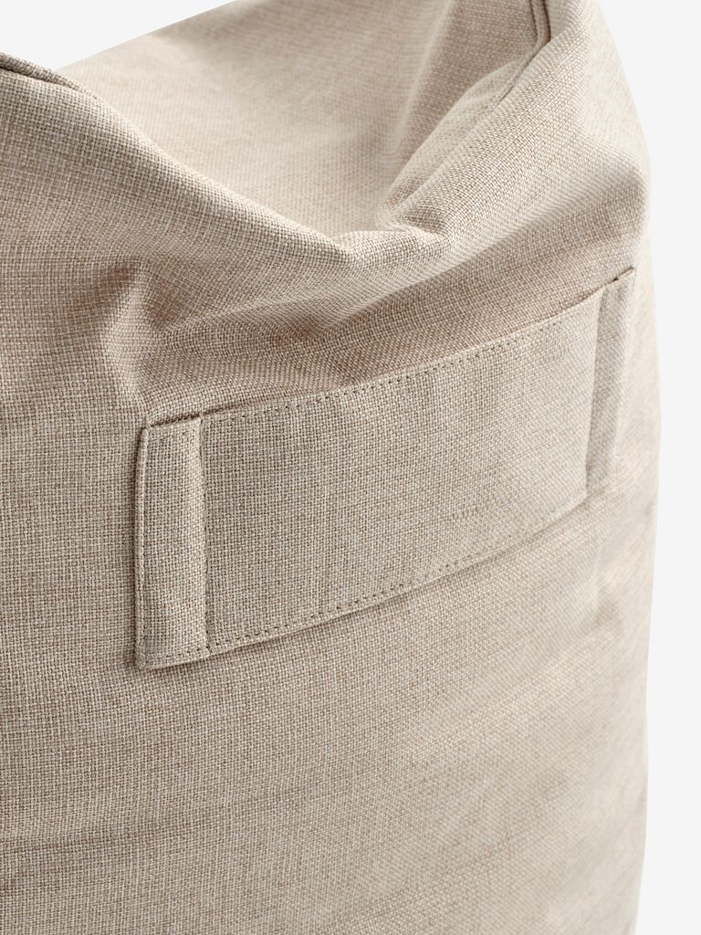 BANDHOLM Krzesło Beanbag BANDHOLM 75x100x90 beżowa tkanina