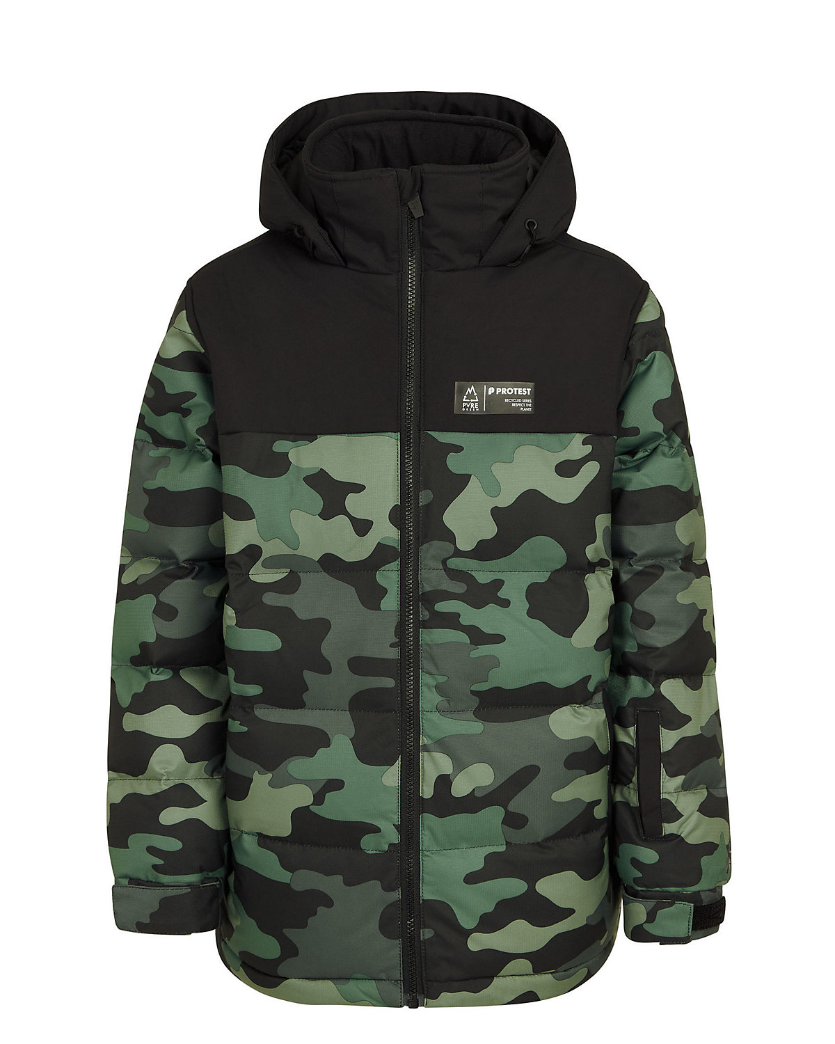 PRTARMIN JR  - 10K Wasserdicht und atmungsaktiv aus Recyclingmaterial hergestellt   Winterjacke Skijacken für Jungen