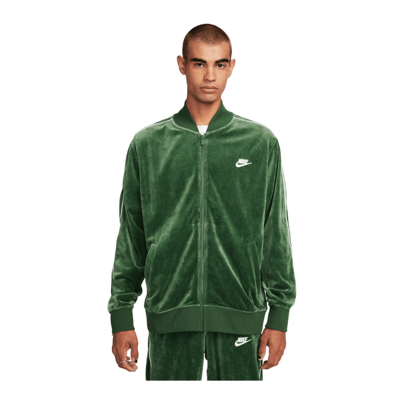 Nike Club Velour Jacke Grün F323